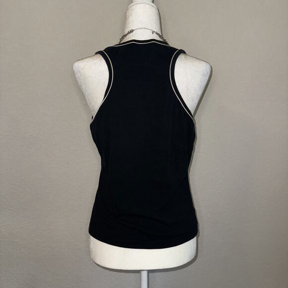 Harley-Davidson Performance Racing Y2K Tank Top Women's Large Black Sleeveless - Picture 3 of 7